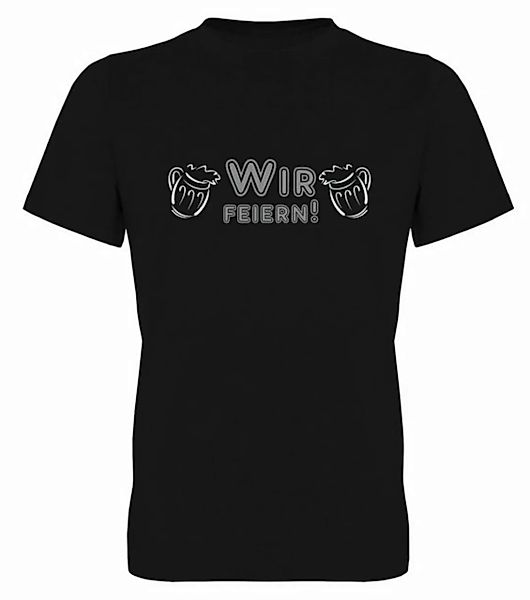 G-graphics T-Shirt Herren T-Shirt - Wir feiern! JGA-Shirt • Junggesellen-Ab günstig online kaufen