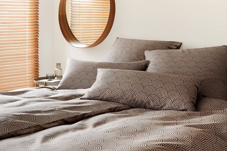 Elegante Bettwäsche "Maison Arcs" 2 Stk. tlg. angenehmes Hautgefühl günstig online kaufen