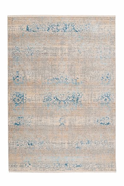 Arte Espina Flachflorteppich Baroque 300 Grau Türkis 200cm X 290cm günstig online kaufen