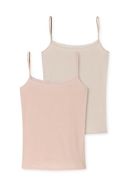 Schiesser Spaghettitop "Cotton Lace" (2er-Pack) mit günstig online kaufen