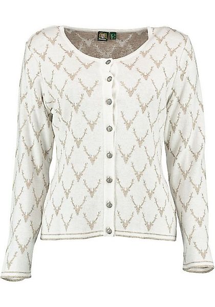OS Trachten Strickjacke Ewipe Tailliert, lang geschnitten, Rundhals, Allove günstig online kaufen