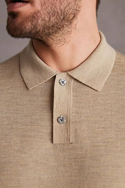 Next Poloshirt Polo-Pullover aus Merinowolle im Regular Fit (1-tlg) günstig online kaufen