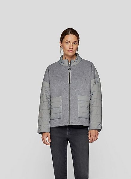 Rabe Blouson Rabe Jacke mit Stehkragen und modernem Material-Mix günstig online kaufen