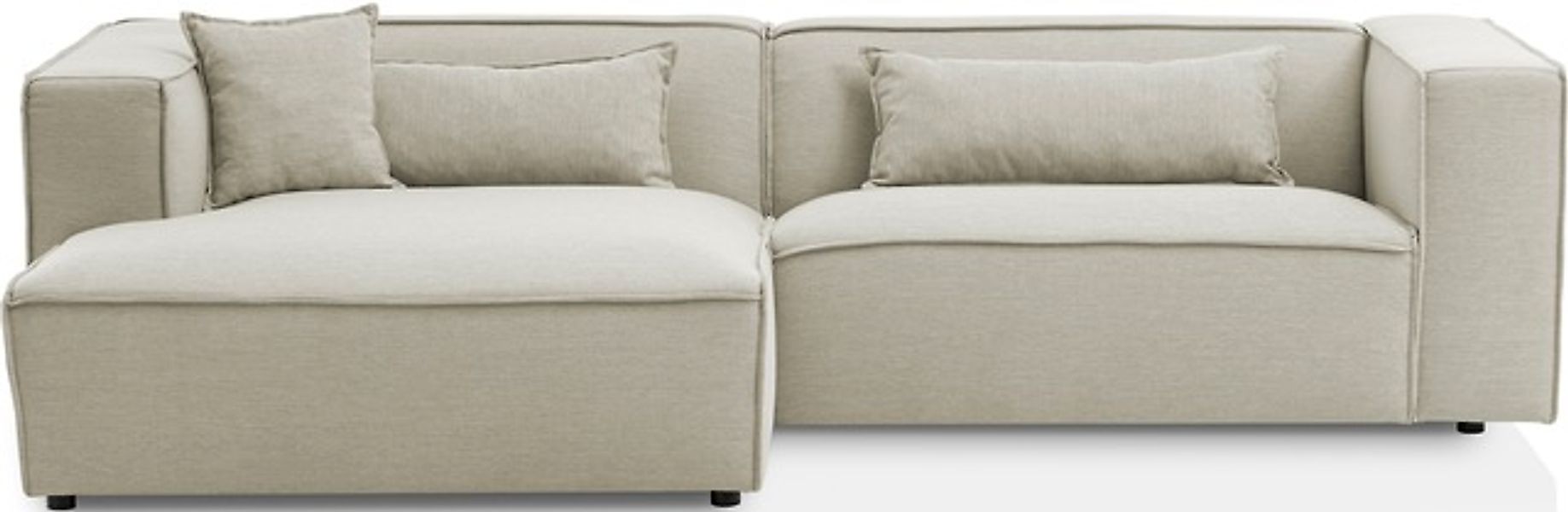 LeGer Home by Lena Gercke Ecksofa »PIARA mit Kedernaht in Cord oder Leineno günstig online kaufen