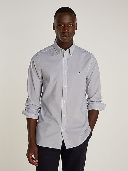 Tommy Hilfiger Businesshemd MICRO PRINT Slim Fit SHIRT kleinkariert gemuste günstig online kaufen