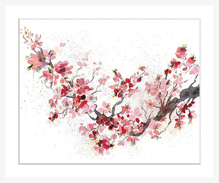queence Bild "Regina", Kunst-Modern-Blätter-Pflanzen-Pflanzenbilder-Pflanze günstig online kaufen