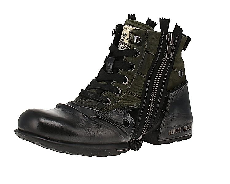 Replay Replay Grip Limited GMU01 C0023L - Herren Boots - 1659-Black-Mil-Grn günstig online kaufen