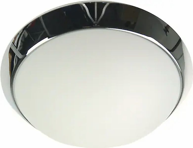 niermann Deckenleuchte »Opal matt, Dekorring Chrom, LED« LED-Board 1 Stk. W günstig online kaufen
