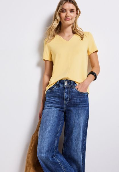 STREET ONE T-Shirt aus strecthigem Viskosematerial günstig online kaufen