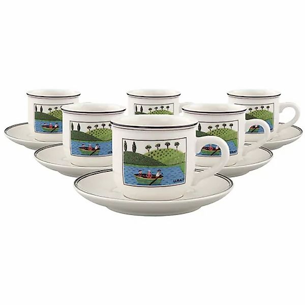 Villeroy & Boch Tasse »Espressotassen mit Untertassen Design Naif 100 ml 6e günstig online kaufen