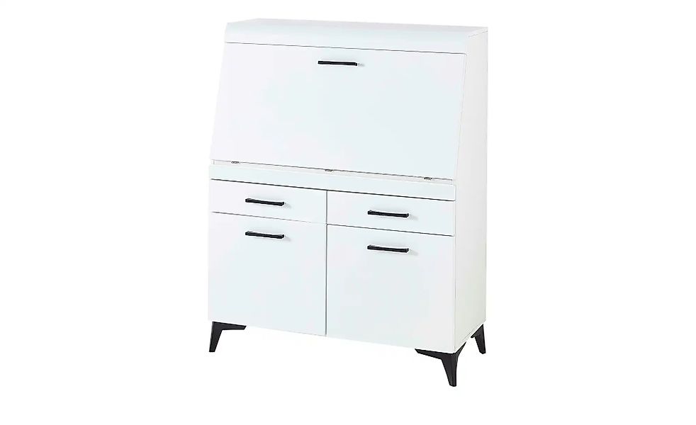 Sekretär  Cortina ¦ grau ¦ Maße (cm): B: 98 H: 124 T: 42.0 Kommoden & Sideb günstig online kaufen