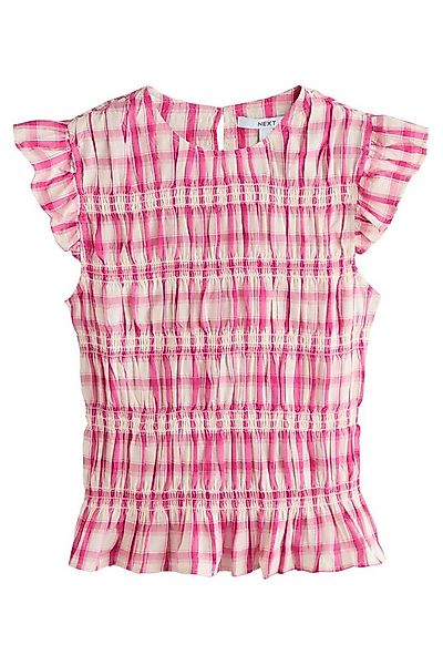 Next Blusentop Gesmoktes Oberteil mit Flatterärmeln (1-tlg) günstig online kaufen