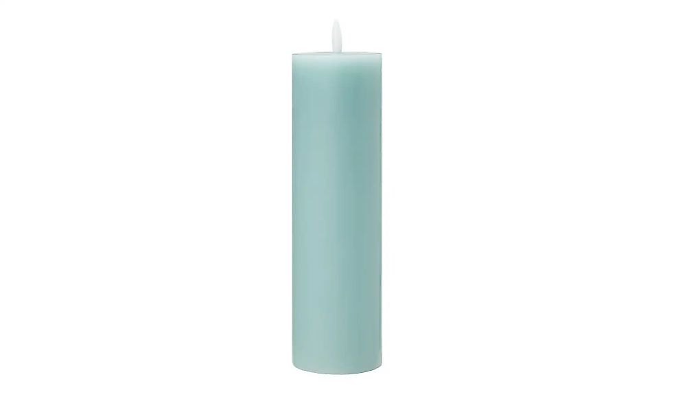 HOME STORY LED Kerze   ¦ blau ¦ Wachs,Kunststoff ¦ Maße (cm): H: 28  Ø: 7.5 günstig online kaufen