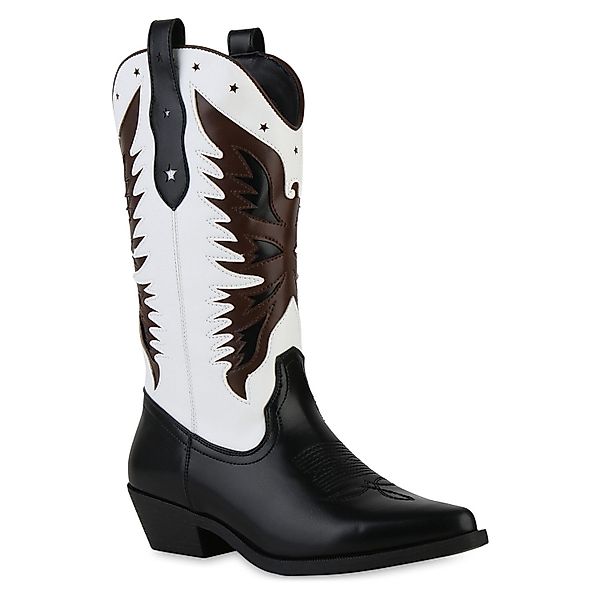 VAN HILL 841113 Cowboystiefel Damen Cowboystiefel günstig online kaufen