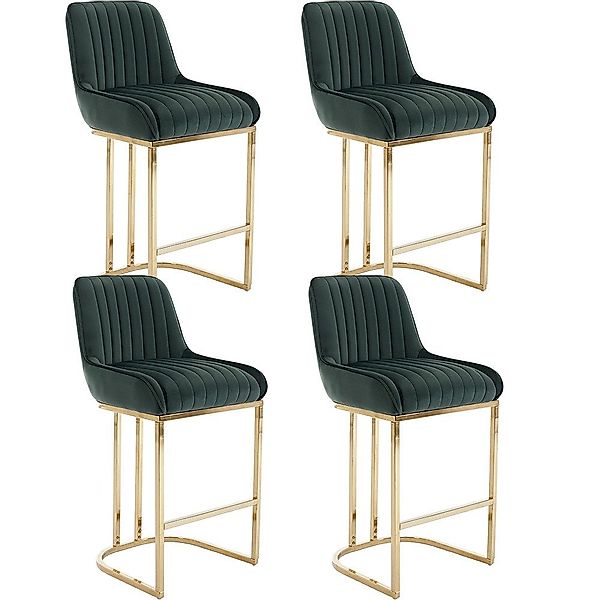WAHSON OFFICE CHAIRS Barhocker Samt 2/4er günstig online kaufen