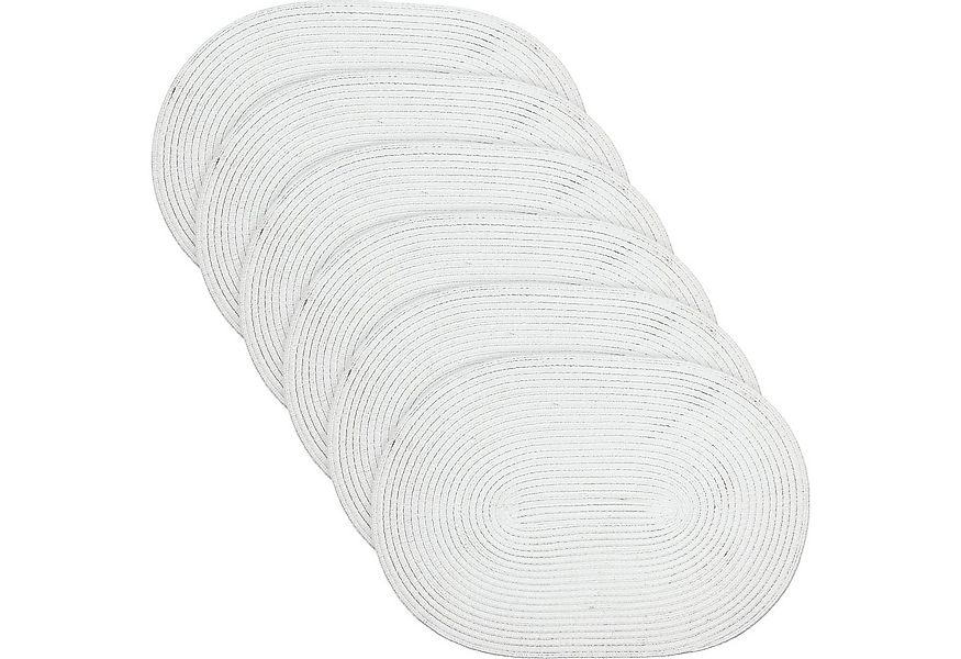 Erwin Müller Platzset Tischset "Silves" 6er-Pack, Uni günstig online kaufen