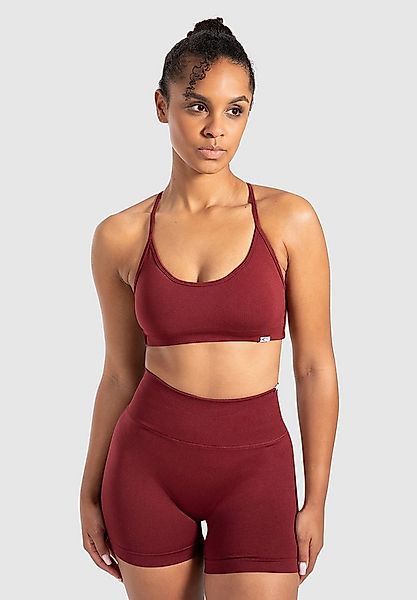 Smilodox Sport-BH Sena, Shaped Fit Top, offener Rücken, überkreuzte Träger, günstig online kaufen