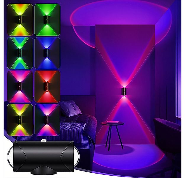 PRIISF Wandleuchte LED Wandlampe Innen Wandlicht Flur Strahler Leuchten Bew günstig online kaufen