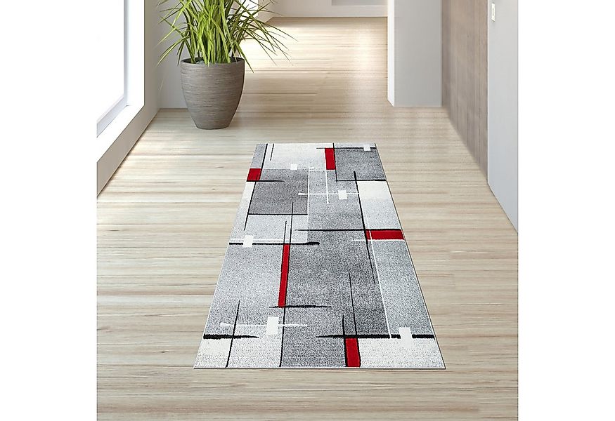 TeppichHome24 Teppich Moderner Teppich mit geometrischem Design in Grau, We günstig online kaufen