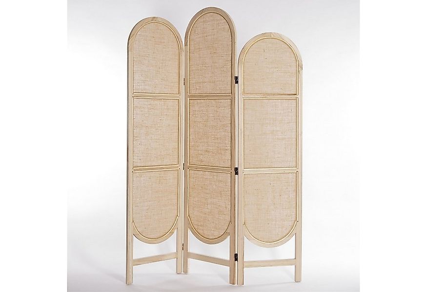 CREEDWOOD Paravent RAUMTEILER "ARCO", Leinen, 170 cm, Paravent, Sichtschutz günstig online kaufen