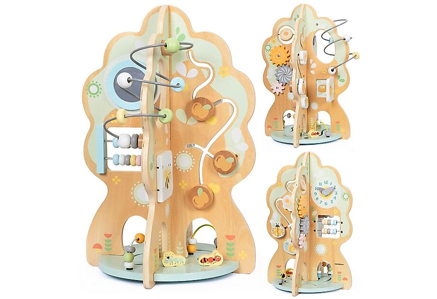 Mamabrum Lernspielzeug Holz Lernspielzeug 10 in 1 - Baumform, viele Spielel günstig online kaufen