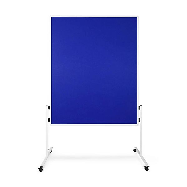 KARAT Filz Moderationstafel Einteilig und Flexibel mit Rollen Blau 150 x 12 günstig online kaufen
