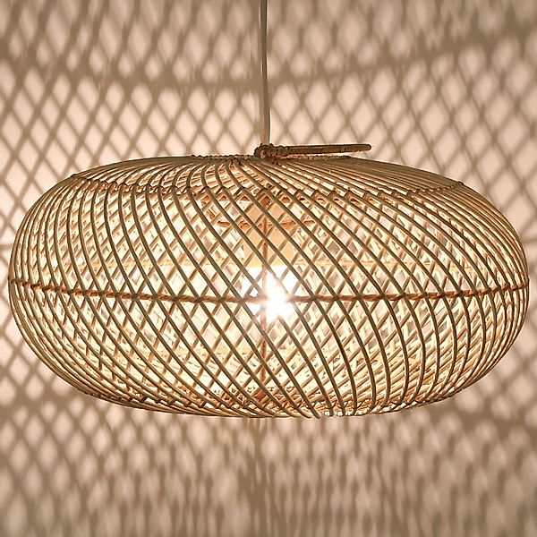 Casa Moro Deckenleuchten Hängeleuchte Rattan Wohnzimmer günstig online kaufen