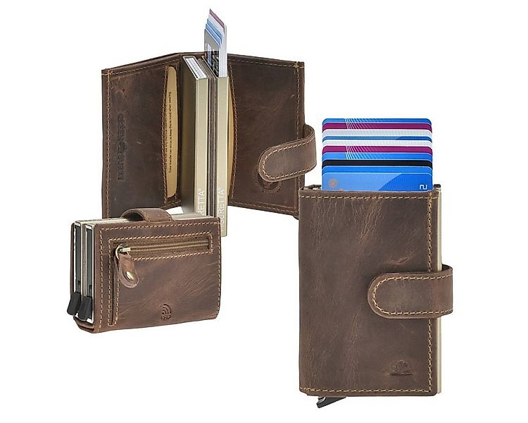 Greenburry Geldbörse "Vintage" Leder Karten Portemonnaie für 12 Karten mit günstig online kaufen