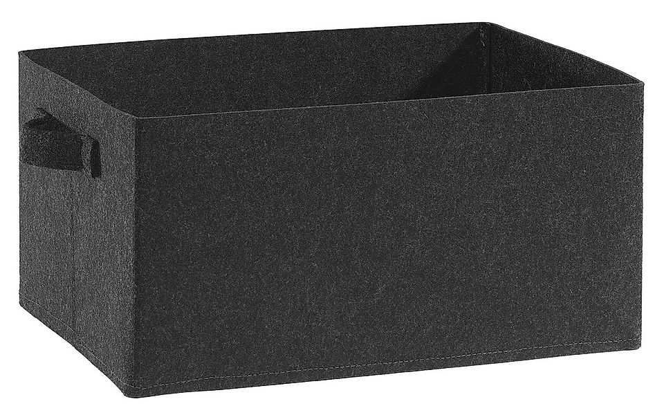 casa NOVA Aufbewahrungskorb HELIUS, Aufbewahrungskorb, Grau, 40 x 30 cm (1 günstig online kaufen