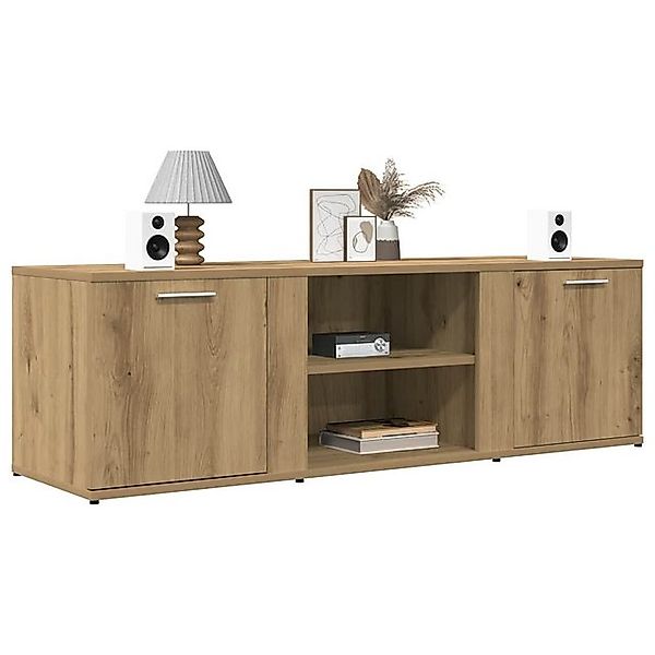 vidaXL Schrankmodule TV-Schrank Artisan-Eiche 120x34x37 cm Holzwerkstoff günstig online kaufen