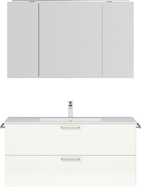 nobilia Badmöbel-Set "Tolvina" vormontiert, mit Soft-Close, 2 Stk. tlg. günstig online kaufen