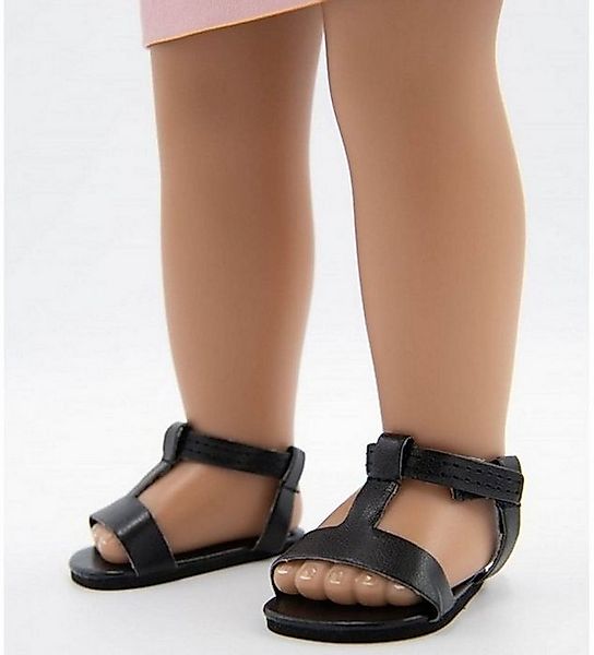 I´m a Girly Puppenkleidung Puppenschuhe Schuhe Sandalen schwarz Puppenbekle günstig online kaufen