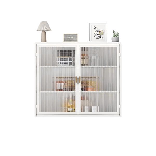 OKWISH Hängeschrank mit Glastüren, dreistufiger Stauraum günstig online kaufen