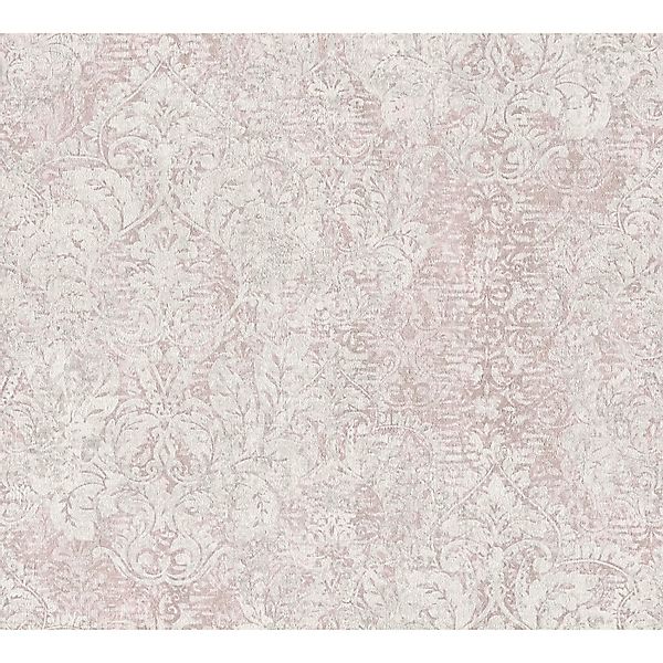 Bricoflor Shabby Tapete in Weiß Rosa Esszimmer und Schlafzimmer Vliestapete günstig online kaufen