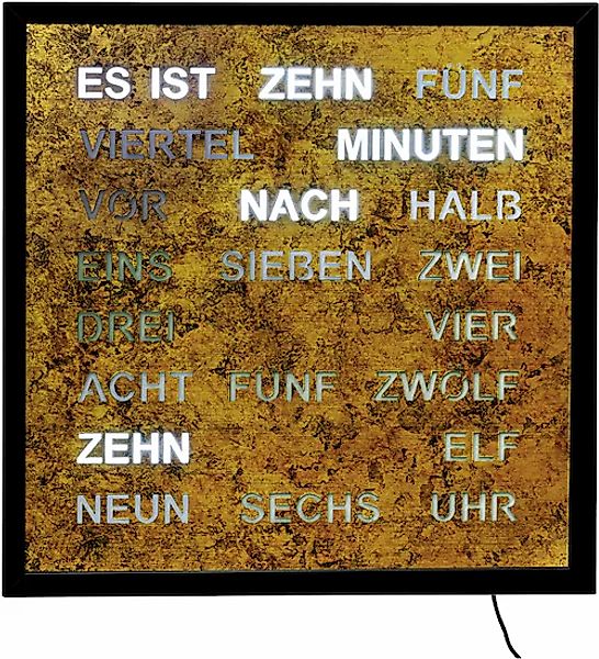 AMS Wanduhr, Quarzuhr, Digitaluhr, Wohnzimmer, Esszimmer, Küche, Arbeitszim günstig online kaufen