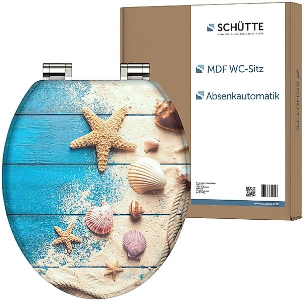 Schütte WC-Sitz BEACH AND WOOD, Toilettendeckel, mit Absenkautomatik günstig online kaufen