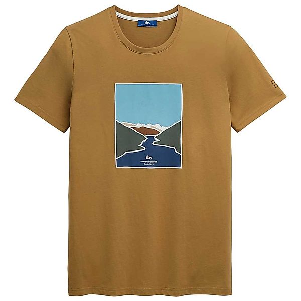 Tbs Landstee Kurzarm Rundhals T-shirt 2XL Yellow günstig online kaufen