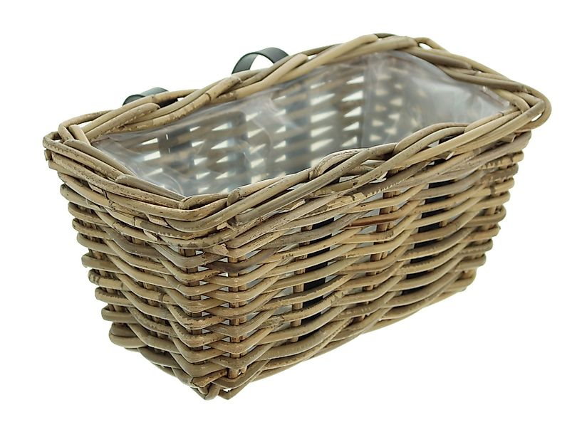 Frank Flechtwaren Balkonkasten, Balkonpflanzer Rattan klein günstig online kaufen