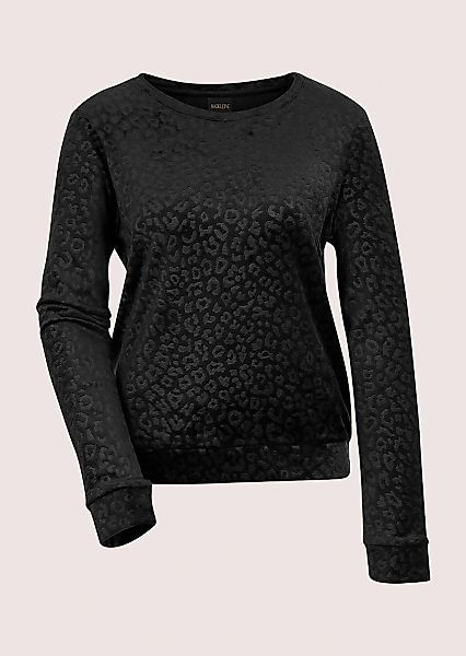 MADELEINE Langarmshirt "Sweatshirt Langarm Animal-Print Pullover" günstig online kaufen