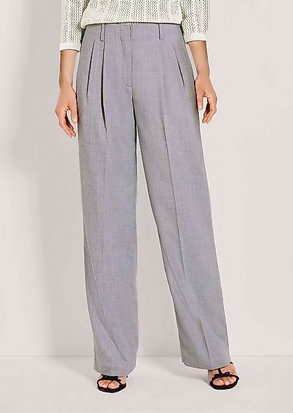 MADELEINE Stoffhose Kurzgröße: Fischgrathose mit weitem Schnitt Stoffhose m günstig online kaufen