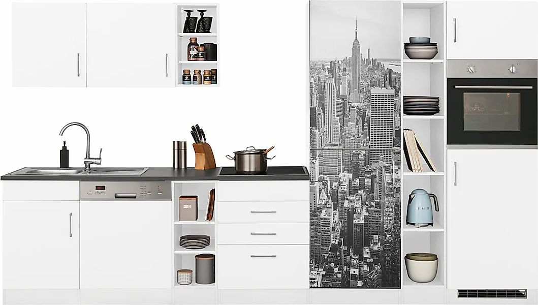 KOCHSTATION Küchenzeile "KS-Paris – Küchen mit einzigartigen Fotomotiven au günstig online kaufen