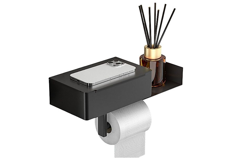 SEHAUSEU Toilettenpapierhalter edelstahl mit Feuchttücherbox, selbstklebend günstig online kaufen