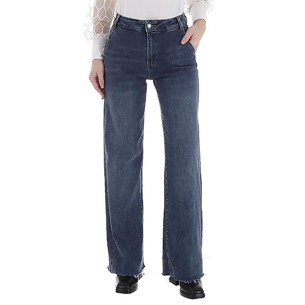 Ital-Design Boyfriend-Jeans Damen Freizeit (88578921) Destroyed-Look günstig online kaufen