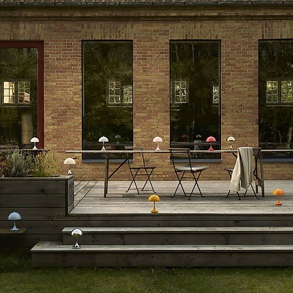 Louis Poulsen Panthella PORTABLE 160 V3, chromfarben günstig online kaufen