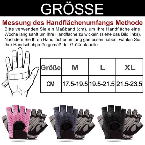 BTTO Hsch. Fahrradhandschuhe Fingerlose Handschuhe Men günstig online kaufen