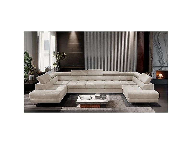 NEXT COLLECTION Ecksofa WILD MAXI U2, Schlaffunktion, verstellbare Kopfstüt günstig online kaufen