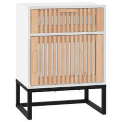 vidaXL Nachttisch Nachttisch Weiß 40x30x55,5 cm günstig online kaufen