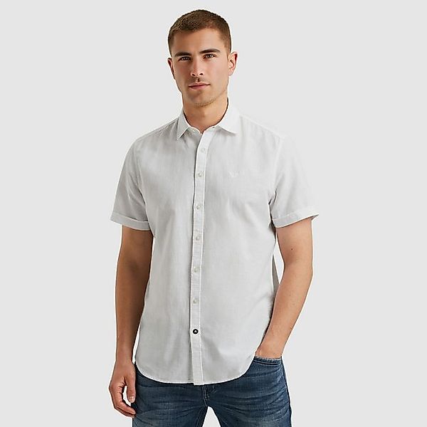 PME LEGEND Kurzarmhemd Short Sleeve Shirt Ctn Linen 2 tone in melierter Opt günstig online kaufen