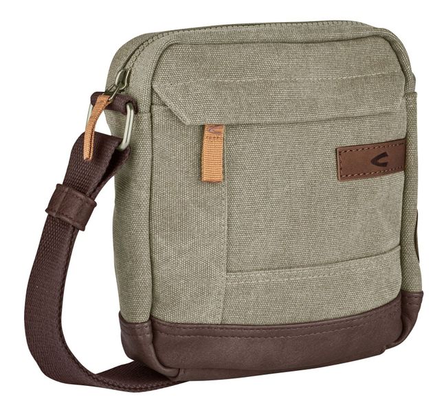 camel active Umhängetasche "Air" Canvas Modell aus weichem Lederimitat abge günstig online kaufen