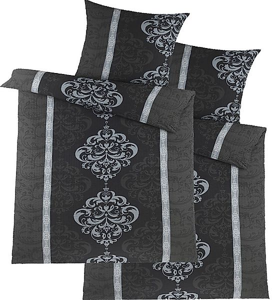 KH-Haushaltshandel Bettwäsche 4-tlg. Seersucker Bettwäsche 2x (135x200 +80x günstig online kaufen